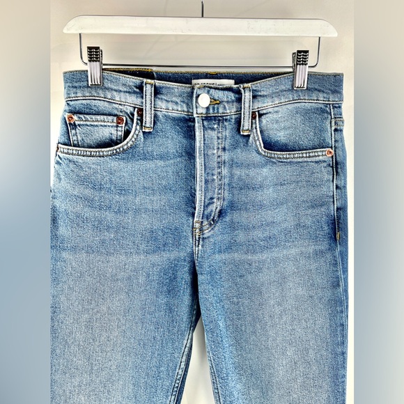 RE/DONE Light 22 High-Rise Ankle Crop Jeans - Picture 4 of 12